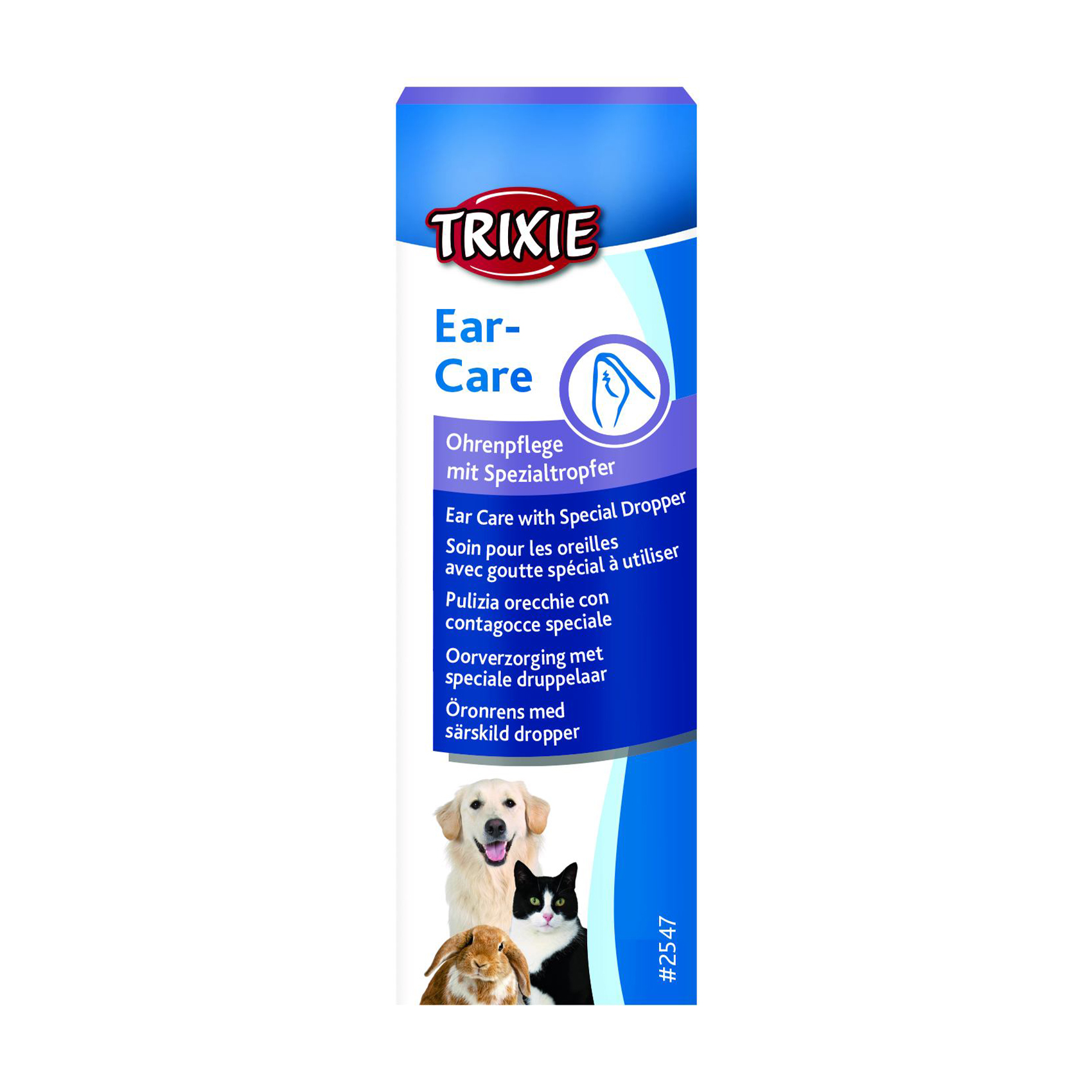 Краплі для кішок, собак та гризунів Trixie Ear-Care для догляду за вухами, 50 мл